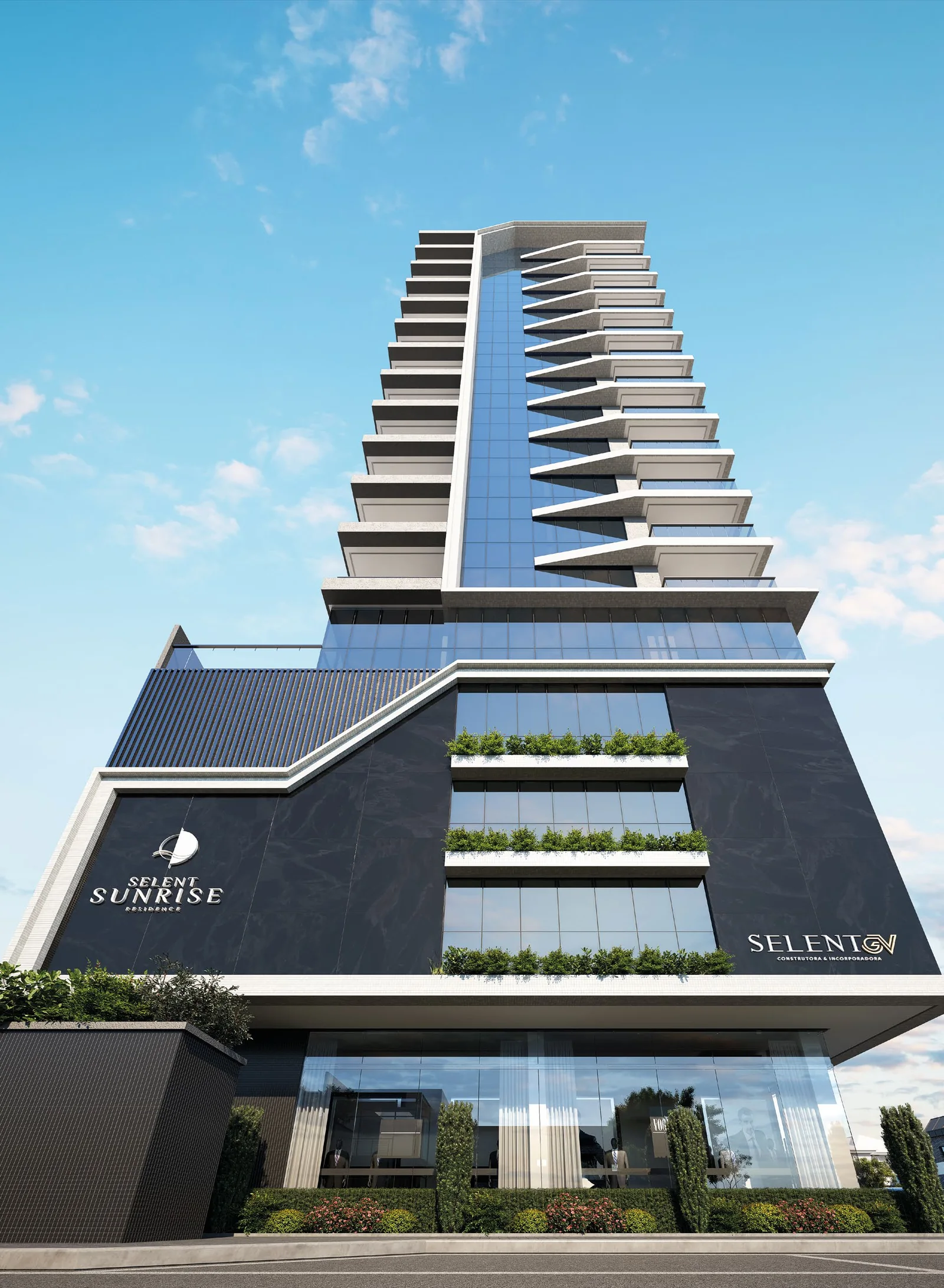 Fachada do Selent Sunrise Residence