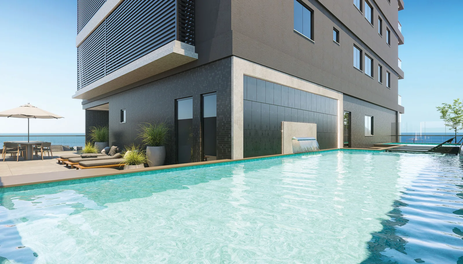 Piscina do Selent Sunrise Residence